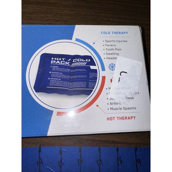 Set of 2 Reusable Hot and Cold Packs Soft and Flexible New Sealed - Picture 3 of 6